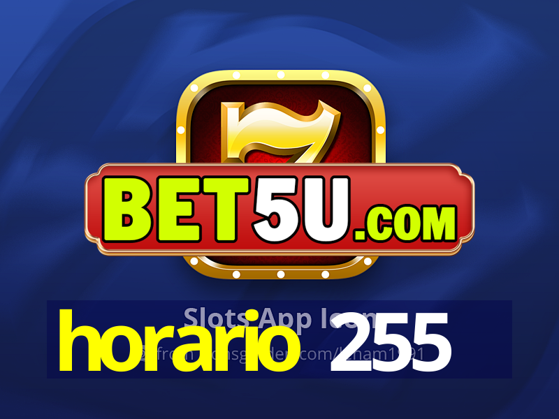 horario 255